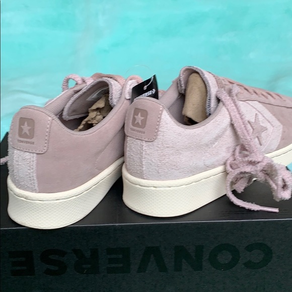 CONVERSE PRO LEATHER OX SHADOW GREY/GUM DARK HON W - Picture 11 of 16